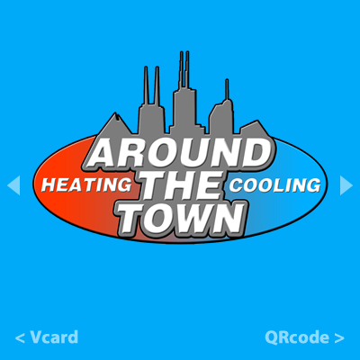 aroundthetownhvac logo square Vcard3 Chicago air conditioning repair HVAC