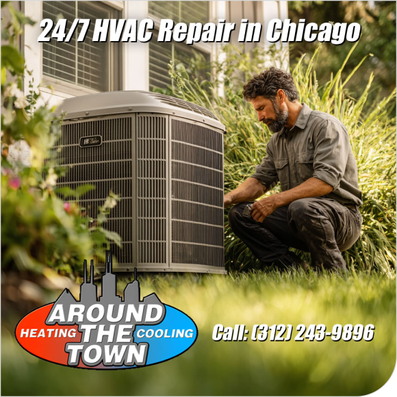 Around the Town HVAC Chicago air conditioning repair HVAC